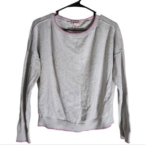 Victoria Secret Heater Grey Sweatshirt Size Oversized X-Small